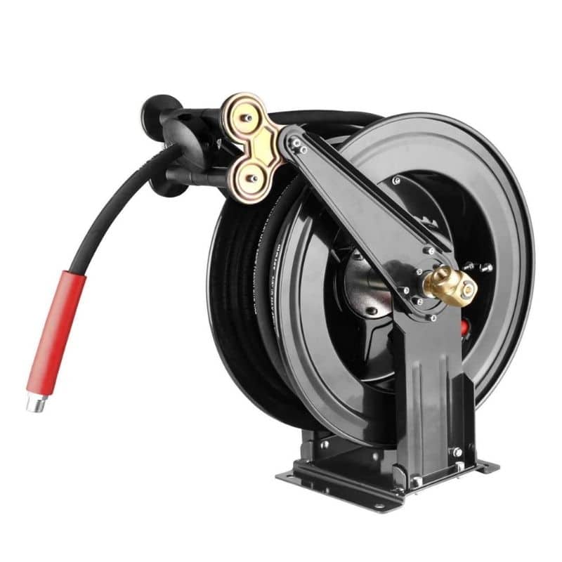 5000 PSI 3/8 x 200' Hose Reel for High Pressure Power Washer and Sewer  Jetter 